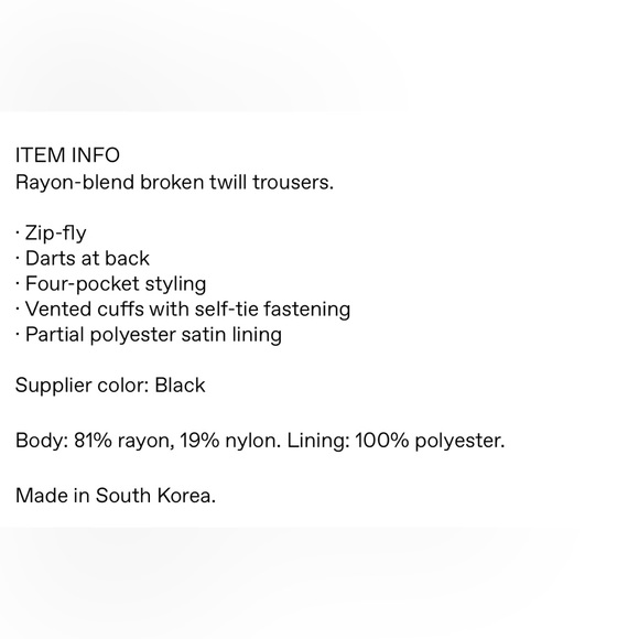 recto black excelsior trouser - Picture 8 of 9